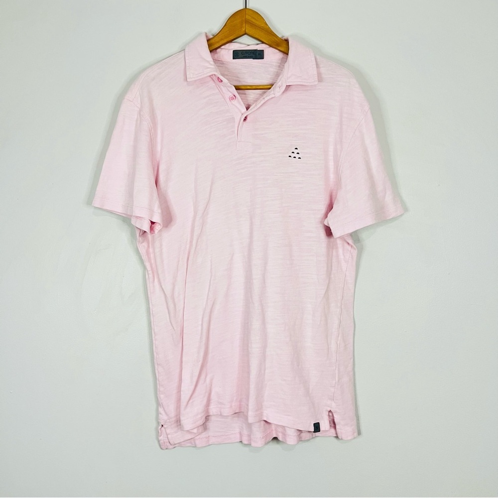 G/FORE “Ice Pink” Performance Golf Polo Shirt XL
